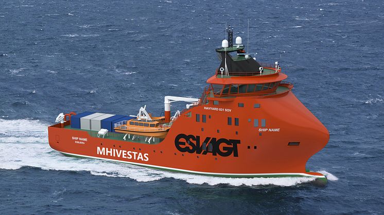 Nybygningen H-048 er designet og udviklet i et samarbejde mellem ESVAGT og Havyard og bliver bygget på Cemre Shipyard i Tyrkiet. 