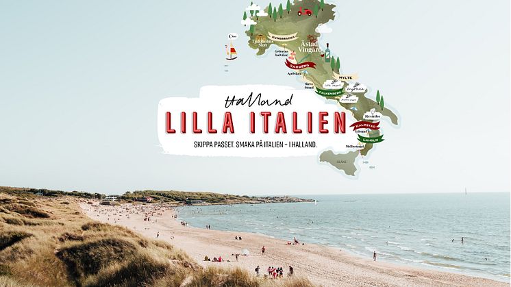 I Visit Hallands nya kampanj lyfts likheterna mellan Halland och Italien för att påminna om att den italienska känslan finns närmare än vad vi tror.