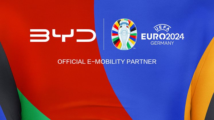 BYD Bliver Officiel Partner og Officiel E-Mobilitetspartner for UEFA EURO 2024™