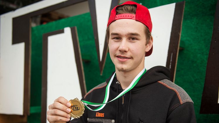 Linus Åberg från Bollnäs blev tvåa i Kvaltävling till Yrkes-SM