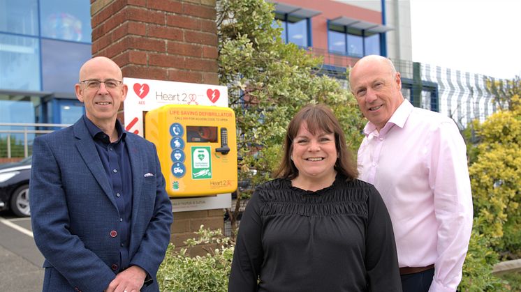 From left: Peter Deer, Jayne Biggs and Steve Williams