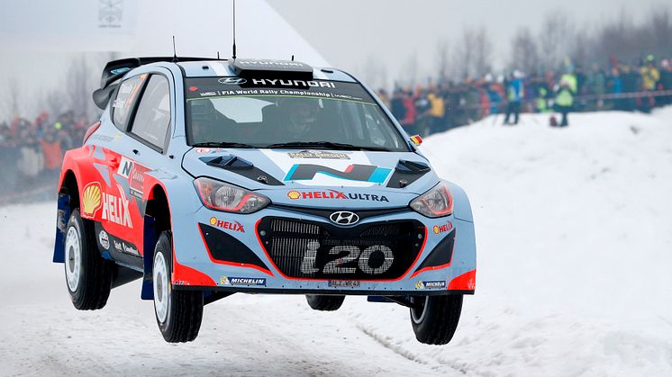 Hyundai presenterar laguppställningen inför Rally Sweden