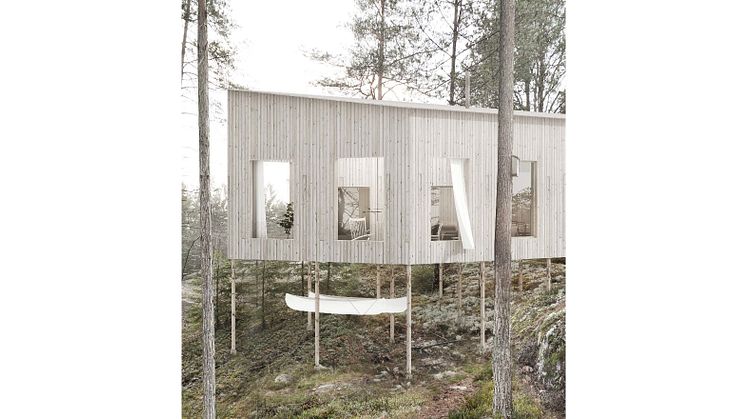 Skogshus tillsammans med Arrhov Frick Arkitektkontor.