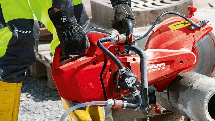 Hilti DSH 600-X, utvecklad för att ge dig mer kraft, bättre ergonomi, högre säkerhet och ökad produktivitet på arbetsplatsen.