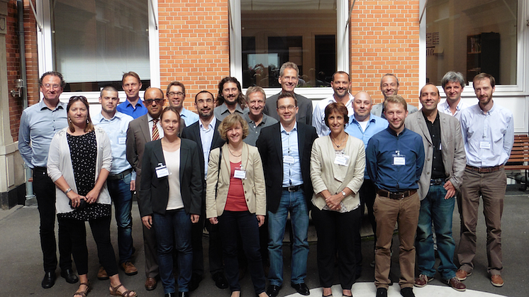 The HRL 2015 team at Kick-Off: EEA, ESA, GAF, GeoVille, SIRS, e-Geos and ETC-ULS members (© M. Probeck)