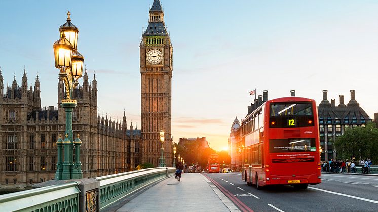 London med sine mange ikoniske seværdigheder topper listen over danskernes favoritrejsemål i julen