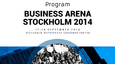 Här hittar du hela programmet för Business Arena Stockholm!