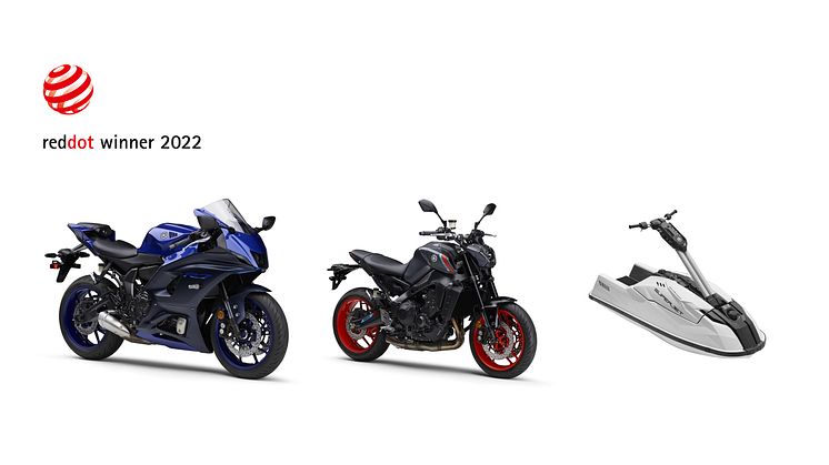 （左より）「YZF-R7」、「MT-09」、「SuperJet」