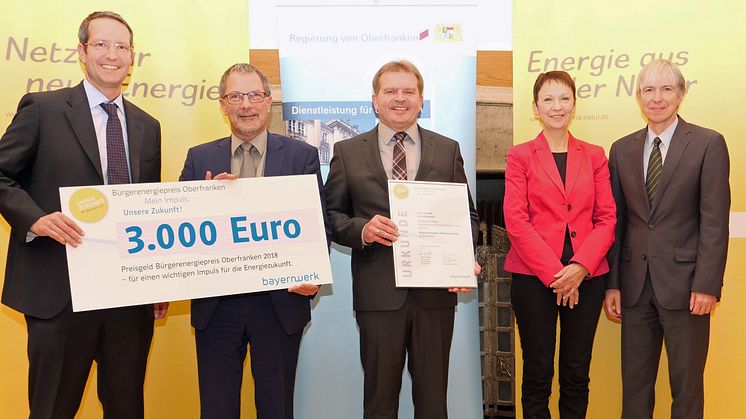 Verleihung Bürgerenergiepreis Oberfranken 2018