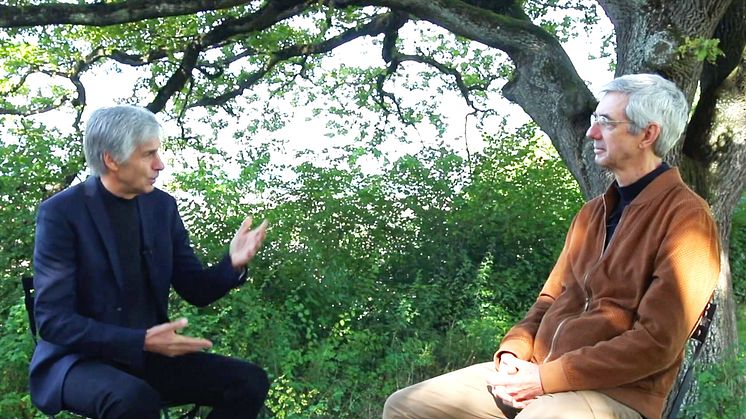 Video series: Shaping the World, with Gerald Häfner and João Torunsky (photo: goetheanum.tv)