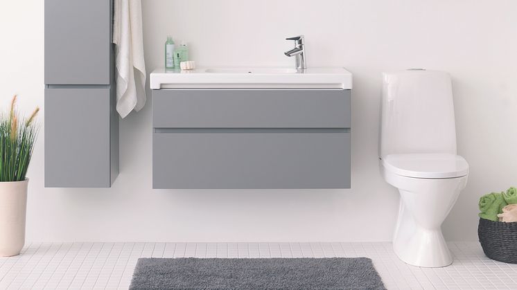 Uudistunut IDO Seven D -kylpyhuonekalustesarja helpottaa arkea