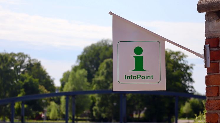 En InfoPoint är en enklare, bemannad turistinformation som är knuten till en auktoriserad Tourist Information. Foto: Therese Andersson