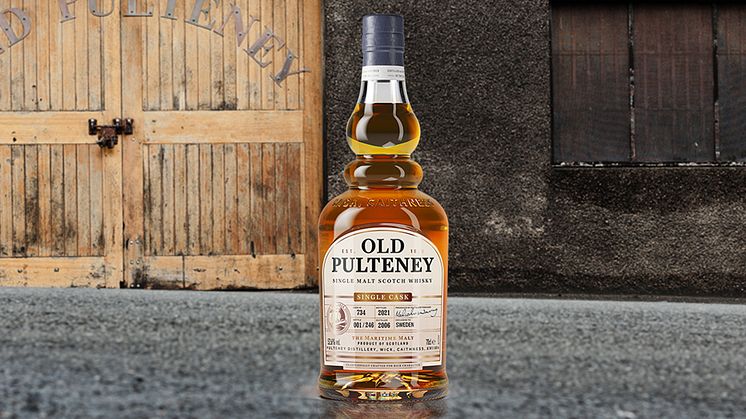 Old Pulteney Vintage 2006 Single Cask #734 släpps exklusivt för svenska marknaden.