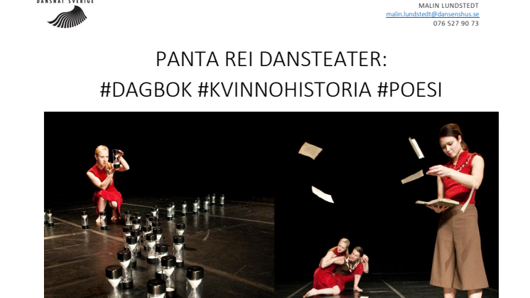 PANTA REI DANSTEATER:  #DAGBOK #KVINNOHISTORIA #POESI