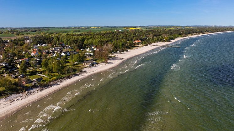 Beddinge Beach utanför Trelleborg.