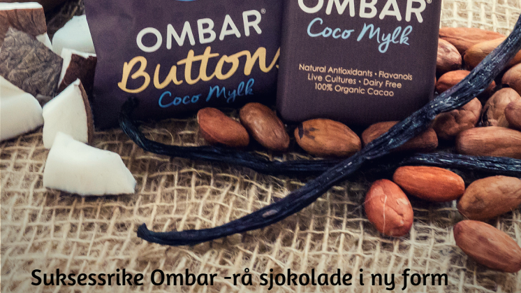 Suksessrike Ombar – rå sjokolade i ny form