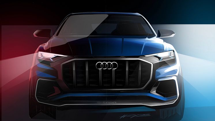 Audi Q8 concept - design sketch