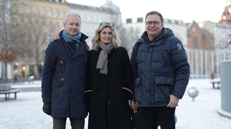 Henrik Gavelli, Ane Brorsen och Mikkel Iversen