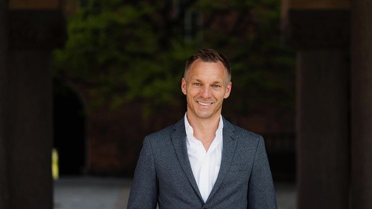 Erik Slottner (KD), äldreborgarråd i Stockholms stad. Foto: William Persson.