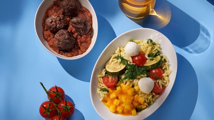Discover Airlines_Vegan meatballs & Italy Bowl