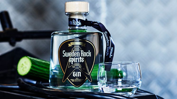 Sweden Rock Spirits gin är smaksatt med gurka från Norje.