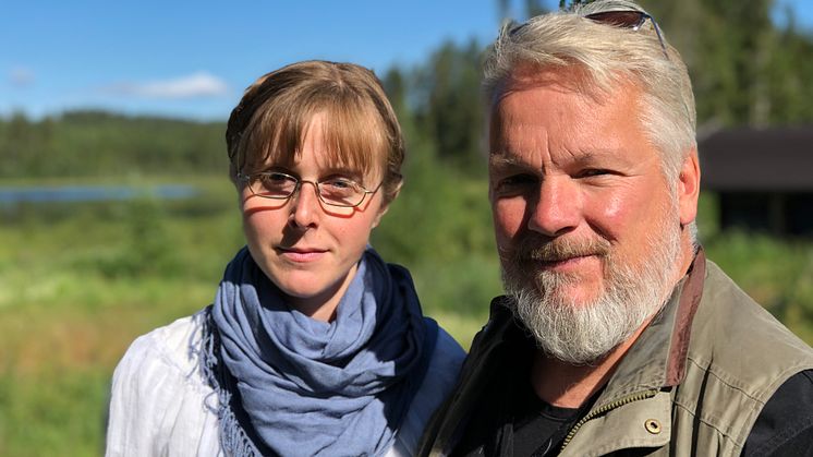 Stig Dahlström och Susanne Strobl från föreningen Allmogen