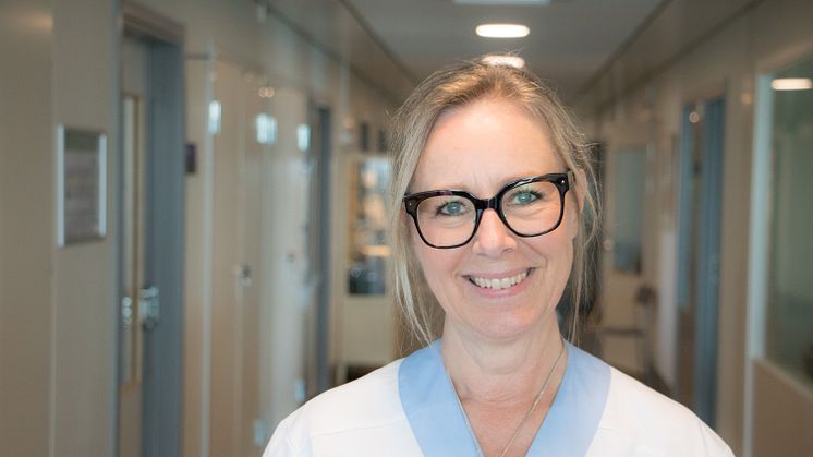 Christine Lundberg, avdelningschef hand- och plastikkirurgens rehabiliteringsenhet