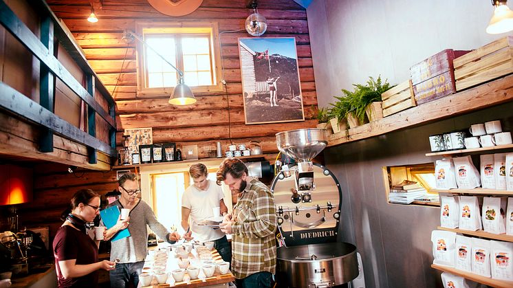 Kaffebrenning på Langøra