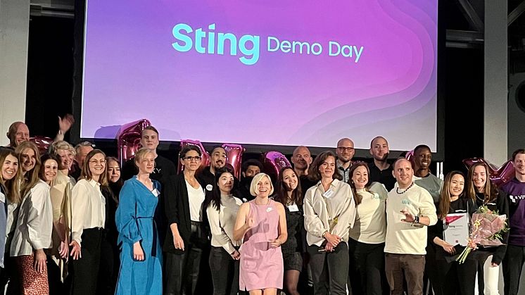 12 framtidsbolag pitchade på Sting Demo Day