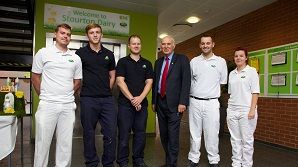 Secretary of State for Business meets Arla apprentices