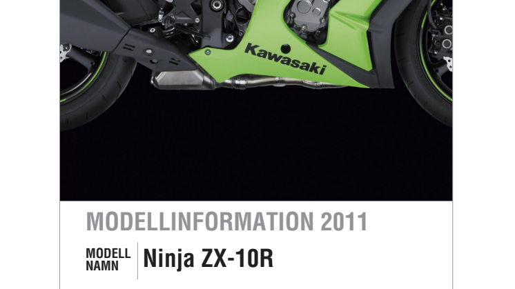 Modellinformation Kawasaki Ninja ZX-10R