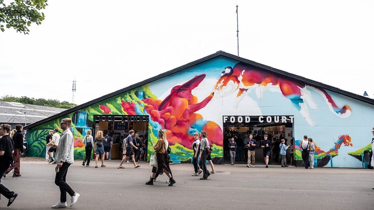 Nordsjö sætter farver på Roskilde Festival