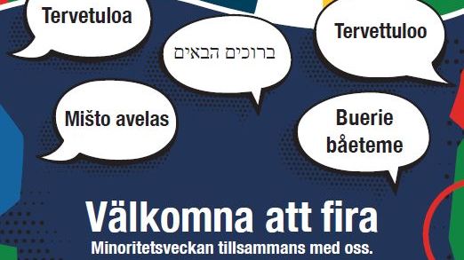 Minoritetsveckan i Norrtälje med författarbesök, föreställningar och föreläsningar – 15 till 20 oktober