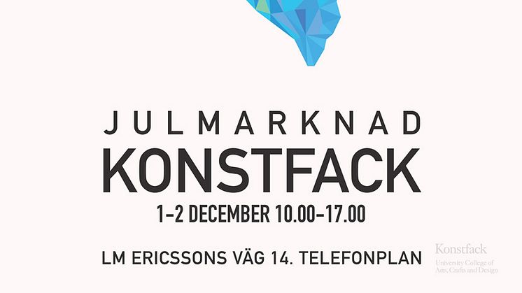 Konstfacks julmarknad 2012