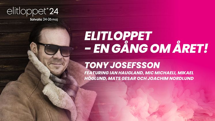 Tony Josefsson har gjort årets Elitloppslåt! Foto: Maria Björnlund