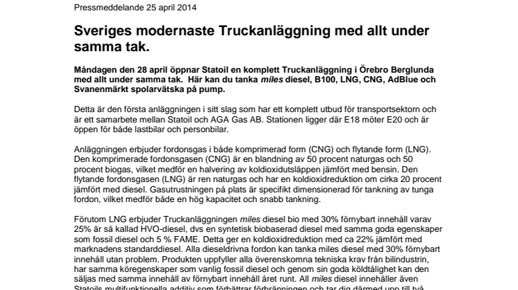 Sveriges modernaste Truckanläggning med allt under samma tak