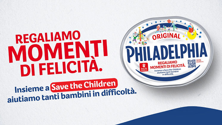 Philadelphia rinnova la partnership con Save The Children e sostiene 120 famiglie in difficoltà nell’ambito del progetto Spazi Mamme