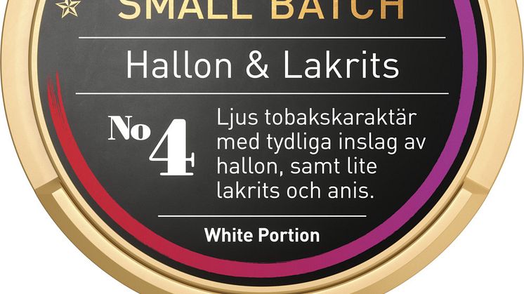 Hallonlakritssnus – ny upplaga av Small batch lanseras