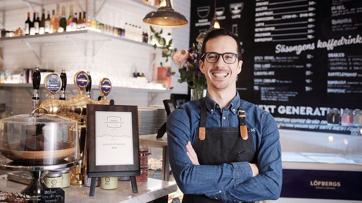 ​Alex representerar Sverige på VM i Latte Art