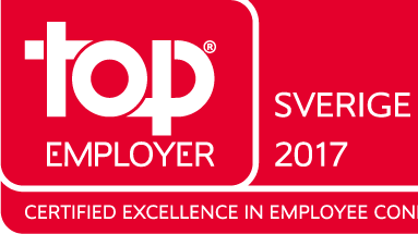 Saint-Gobain Sweden Top Employer 2017 - för andra året i rad