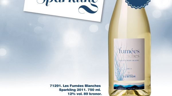 Les Fumées Blanches Sparkling - premiär för höstens läckraste bubblare!