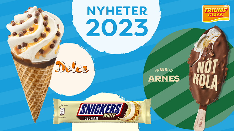 Från vänster: Dolce, Snickers White och Farbror Arnes Nötkola