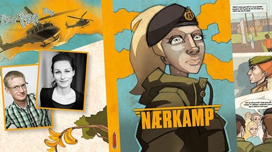 Romanen "Fittekvote" er blitt tegneserien "Nærkamp". Velkommen til lansering!