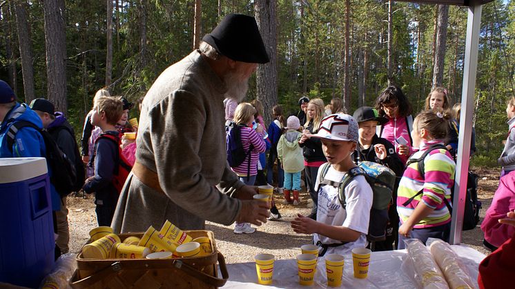 Fjärdeklassare fick uppleva VasaloppsArenan