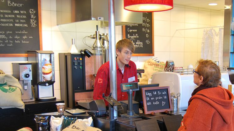 Färskaste kaffet i Stockholm hittar du på Coop Extra i Danderyd!