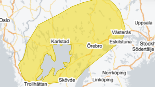 Snöoväder kan drabba Karlstad – var försiktig och ha tålamod