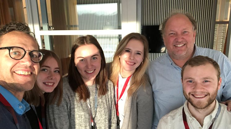 From left to right: Samuel Bengmark (CESA), Hanna Carlsson (CESA), Rebecca Finne (CESA), Nataly Duyko (Sigma Technology), Christian Björkman (Sigma Technology), and Simon Sundström (CESA) 