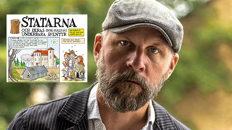 Kalle Lind, författare till nya serien "Statarna". Foto: Nils Lind