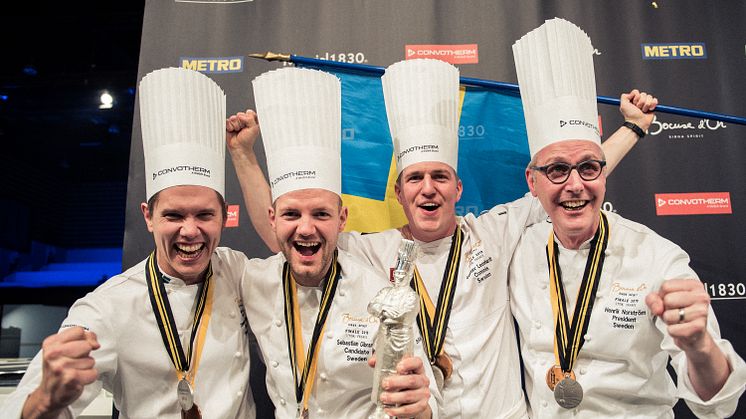 Fr. v. Tommy Myllymäki, Sebastian Gibrand, Gustav Leonhardt, Henrik Norström