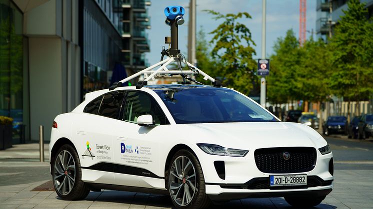 Jaguar Land Rover og Google måler luftkvaliteten i Dublin med helelektrisk Jaguar I-PACE